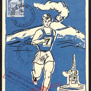 ae4707 - CARTOLINA D'EPOCA - Catania - XXXI Giro Podistico '' Trofeo S. Agata''