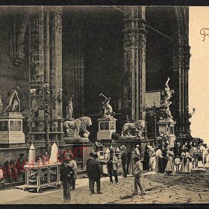ae6547 - CARTOLINA D'EPOCA - Firenze Città - Loggia dei Lanzi