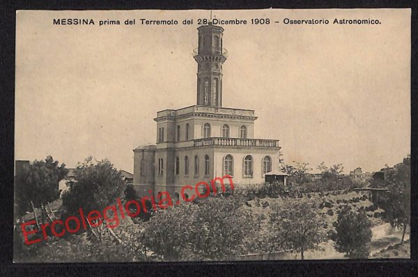 ag8378 - CARTOLINA D'EPOCA - Messina Città - Osservatorio Astronomico
