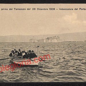 ag8379 - CARTOLINA D'EPOCA - Messina Città - Imboccatura del Porto