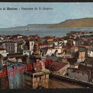 ag8385 - CARTOLINA D'EPOCA - Messina Città - Panorama