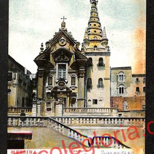 ag8387 - CARTOLINA D'EPOCA - Messina Città - San Gregorio