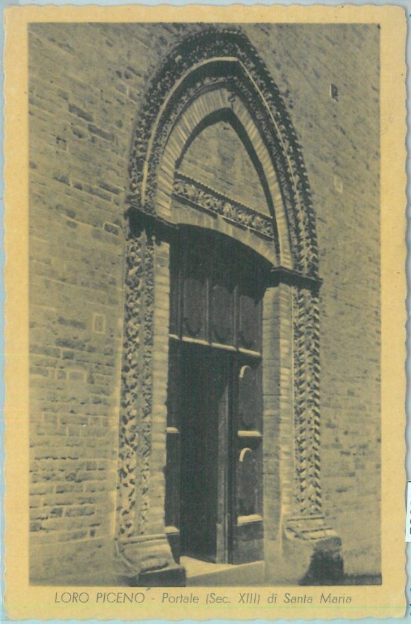 85581  - CARTOLINA d'Epoca: MACERATA provincia -  LORO PICENO  1948