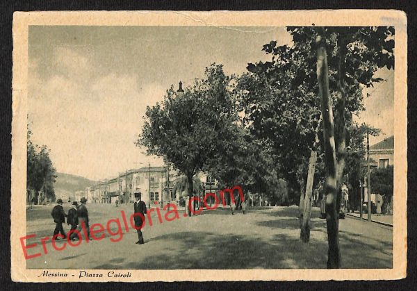 ag8389 - CARTOLINA D'EPOCA - Messina Città - Piazza Cairoli