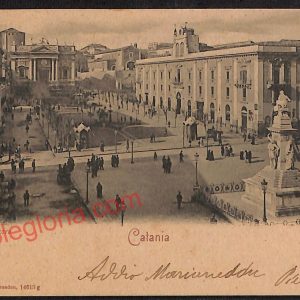 ae4710 - CARTOLINA D'EPOCA - Catania Città - Piazza Stesicoro