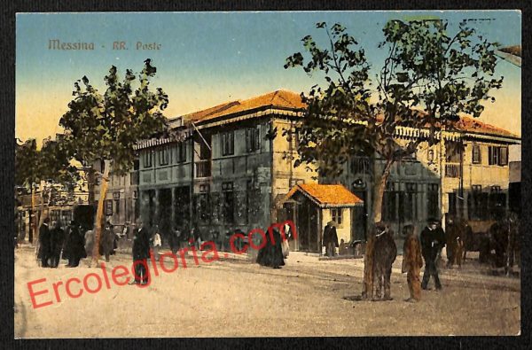 ag8396 - CARTOLINA D'EPOCA - Messina Città - RR. Poste