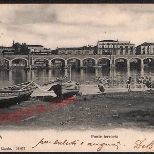 ae4711 - CARTOLINA D'EPOCA - Catania Città - Ponte Ferrovia