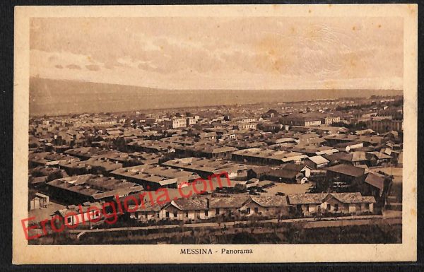 ag8400 - CARTOLINA D'EPOCA - Messina Città - Panorama
