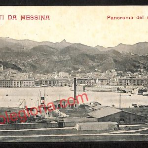 ag8403 - CARTOLINA D'EPOCA - Messina Città - Panorama