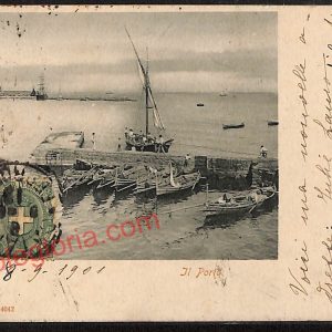 ae4726 - CARTOLINA D'EPOCA - Catania Città - Il Porto