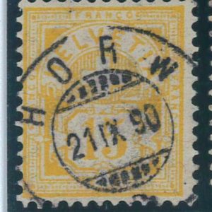 P3289 H - SWITZERLAND 1882, CAT,NR. 63A USED