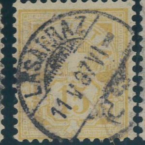 P3289 H - SWITZERLAND 1882, CAT,NR. 63A USED