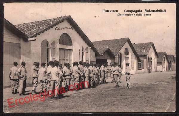 ah7479 - CARTOLINA D'EPOCA - Piacenza Città - Compagnia Automobilisti