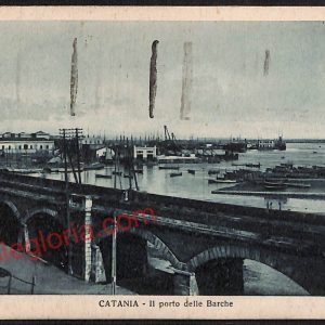 ae4705 - CARTOLINA D'EPOCA - Catania Città - Il Porto delle Barche