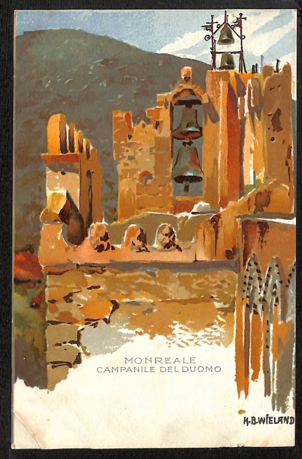 ah5144 - CARTOLINA D'EPOCA - Palermo Provincia - Monreale
