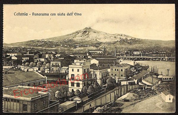 ae4734 - CARTOLINA D'EPOCA - Catania Città - Panorama