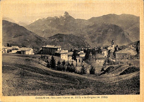 ab6192 - CARTOLINA  D'EPOCA - Como Provincia : CAGLIO 1951