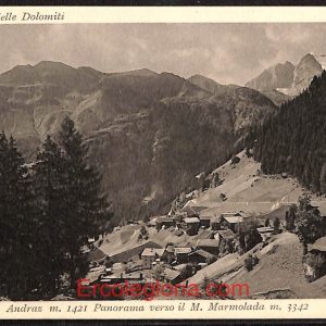 ae1747 - CARTOLINA  D'EPOCA - Belluno Città - Strada delle Dolomiti