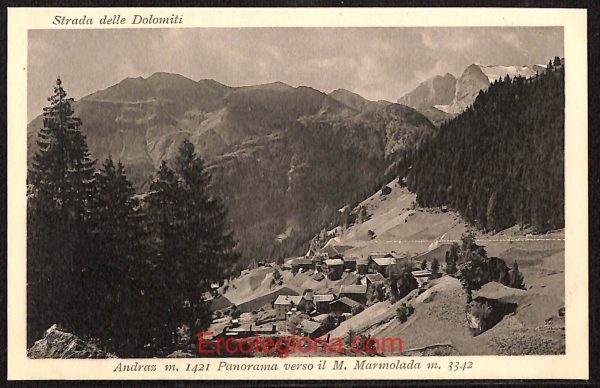 ae1747 - CARTOLINA  D'EPOCA - Belluno Città - Strada delle Dolomiti