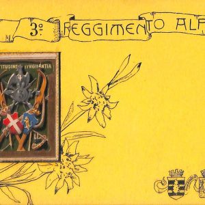 ac6903 - CARTOLINA D'EPOCA - REGGIMENTALI  - Alpini