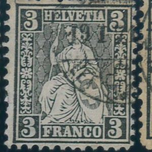 P3291 - SWITZERLAND 1862, CAT,NR. 29, USED