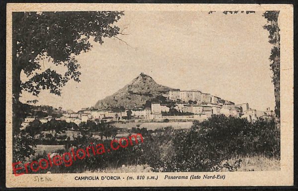 ai5599 - CARTOLINA D' EPOCA - Siena Provincia - Campiglia d'Orcia