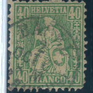P3291 C - SWITZERLAND 1862, CAT,NR. 34, USED