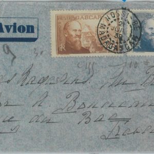 80989 -  MADAGASCAR  - POSTAL HISTORY - AIRMAIL COVER from NOSSI BE to FRANCE