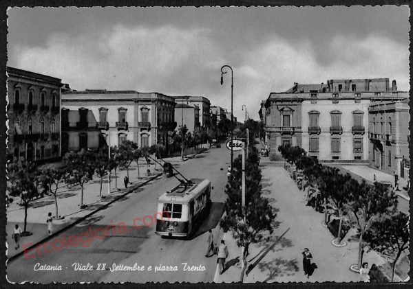 ae4738 - CARTOLINA D'EPOCA - Catania Città - Via XX Settembre