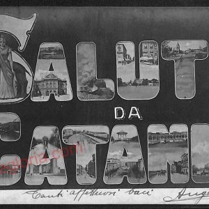 ae4740 - CARTOLINA D'EPOCA - Catania Città - Panorama  1905