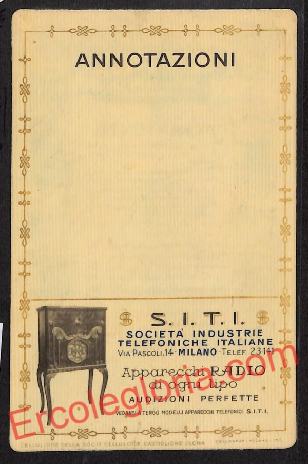 ag9113 - CARTOLINA D'EPOCA - Milano Città - Stipel Milano - immagine 2