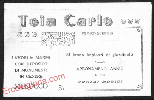 ag9114 - CARTOLINA D'EPOCA - Milano Città - Toia Carlo