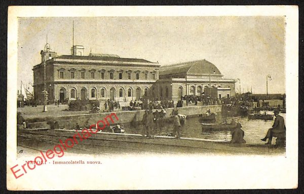 ah3604 - CARTOLINA D'EPOCA - Napoli Città - Immacolatella nuova