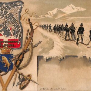 ac6987 - CARTOLINA D'EPOCA - REGGIMENTALI  - Alpini