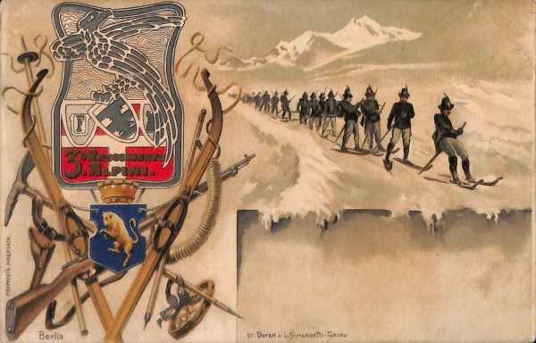 ac6987 - CARTOLINA D'EPOCA - REGGIMENTALI  - Alpini
