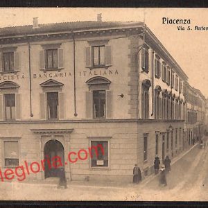 ah7511 - CARTOLINA D'EPOCA - Piacenza Città - Via S. Antonino