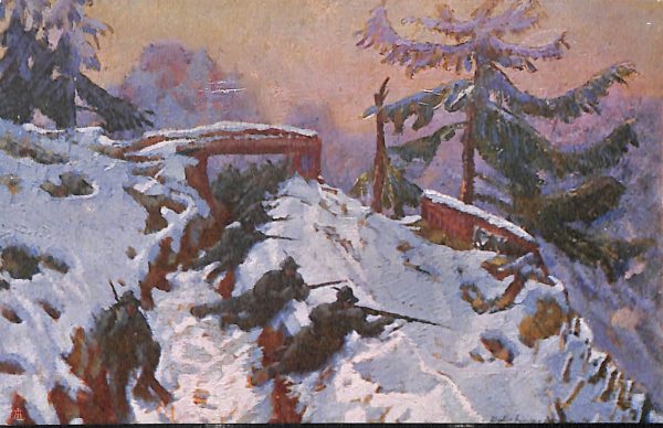 ac7012 - CARTOLINA D'EPOCA - REGGIMENTALI  - Alpini