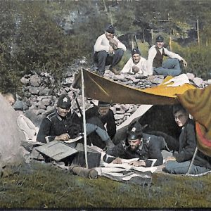 ac7035 - CARTOLINA D'EPOCA - REGGIMENTALI  - Alpini