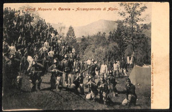 ac7039 - CARTOLINA D'EPOCA - REGGIMENTALI  - Alpini