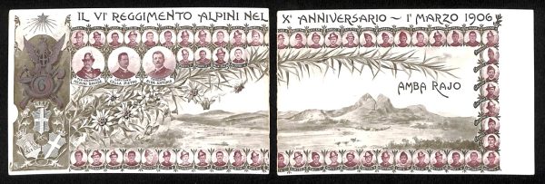 ac7040 - CARTOLINA D'EPOCA - REGGIMENTALI  - Alpini