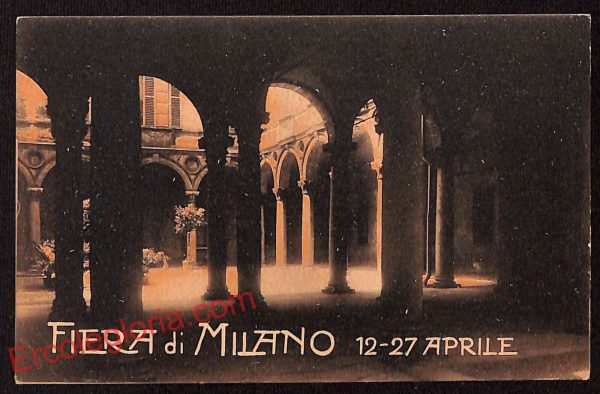 ag9161 - CARTOLINA D'EPOCA - Fiera di Milano - Palazzo Amedei