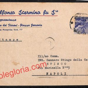 ai4535 - STORIA POSTALE - Salerno Provincia - Cava de' Tirreni