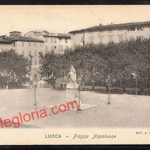 ag6214 - CARTOLINA D'EPOCA - Lucca Città - Piazza Napoleone