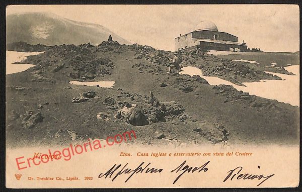 ae4862 - CARTOLINA D'EPOCA - Catania Provincia - Nicolosi  1902