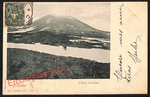 ae4863 - CARTOLINA D'EPOCA - Catania Provincia - Nicolosi