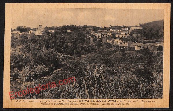 ae4869 - CARTOLINA D'EPOCA - Catania Provincia - Piedimonte Etneo