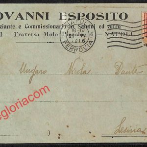 ah3666 - STORIA POSTALE - Napoli Città - Giovanni Esposito