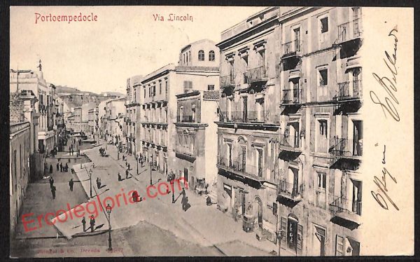 ae4870 - CARTOLINA D'EPOCA - Catania Provincia - Porto Empedocle  1903