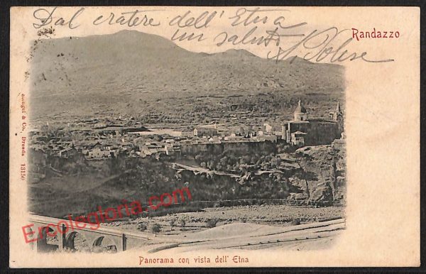 ae4872 - CARTOLINA D'EPOCA - Catania Provincia - Randazzo