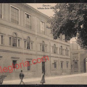 ag6233 - CARTOLINA D'EPOCA - Lucca Città - Istituto Belle Arti   1911
